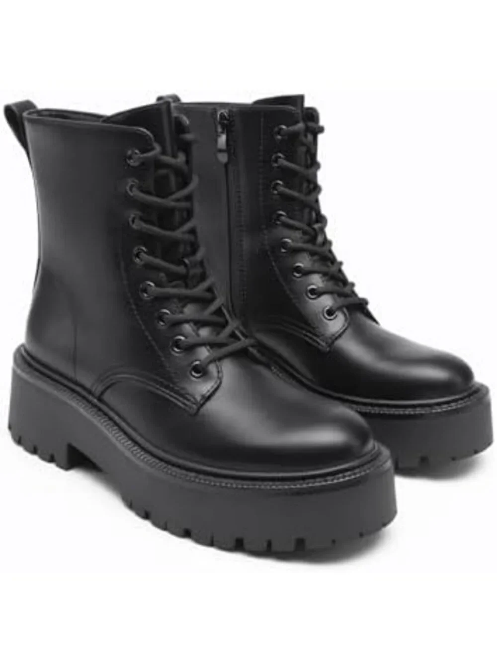 Stylish Women's Platform Combat Ankle Boots - Trendy, Comfortable, Versatile